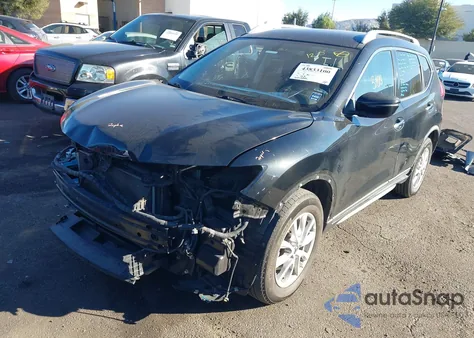 2017 Nissan Rogue Sv z USA, uszkodzony, nr VIN KNMAT2MT9HP507817